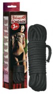 Bondage rope 3m black