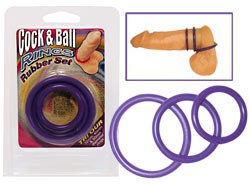 Cock & Ball Rings purple