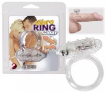 Vibro ring Clear Silicone